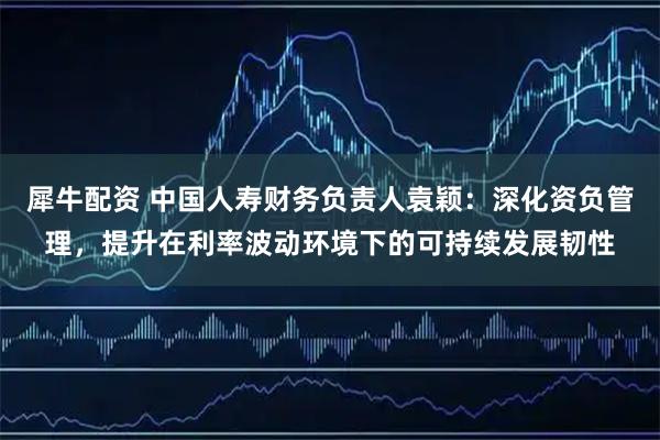 犀牛配资 中国人寿财务负责人袁颖:深化资负管理,提升在利率波动环境下的可持续发展韧性