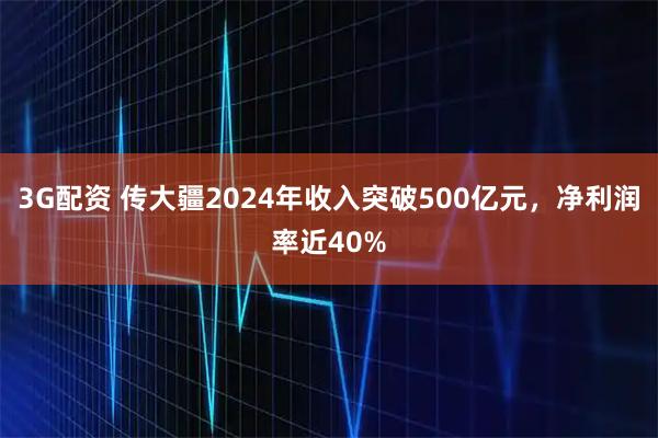 3G配资 传大疆2024年收入突破500亿元，净利润率近40%
