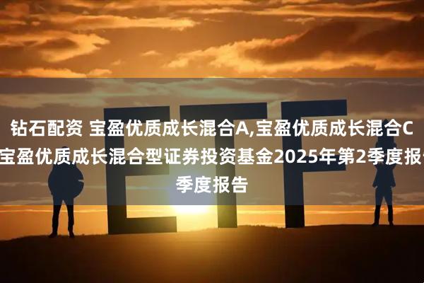 钻石配资 宝盈优质成长混合A,宝盈优质成长混合C: 宝盈优质成长混合型证券投资基金2025年第2季度报告